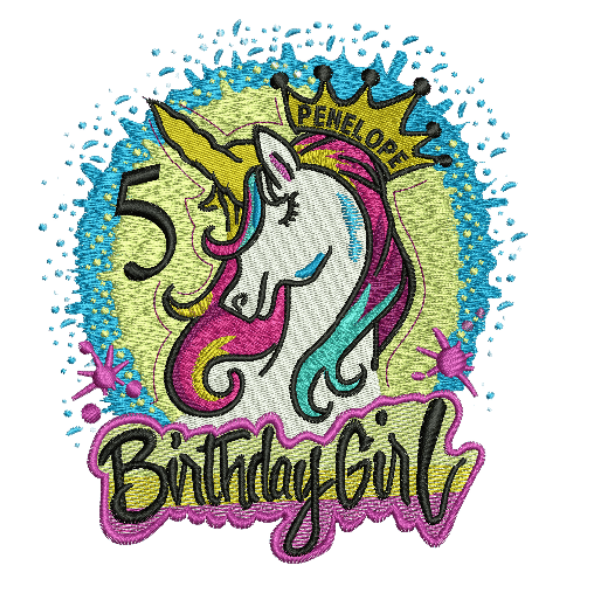Unicorn Wish Birthday Girl
