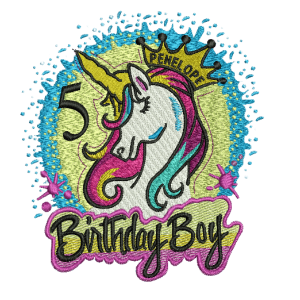 Unicorn Wish Birthday Boy