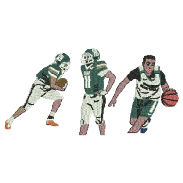 3 Basket Ball Players